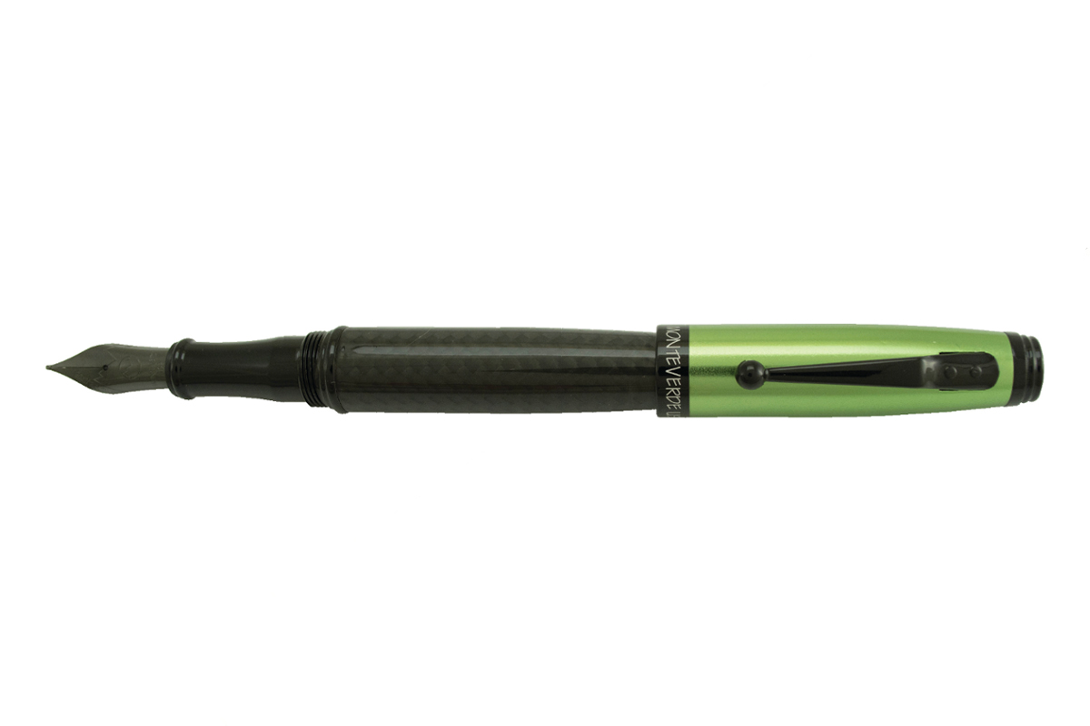 Monteverde Invincia Carbon Fiber Lime Green Vulpen